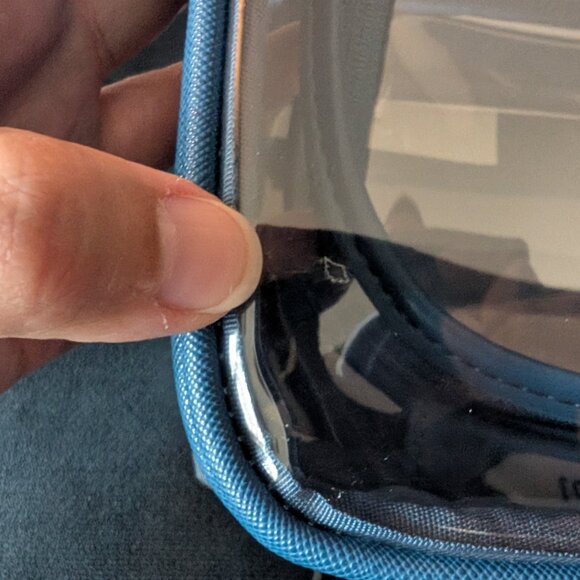 Calpak - Clear Cosmetic Case - Small - Deep Sea - Picture 6 of 7